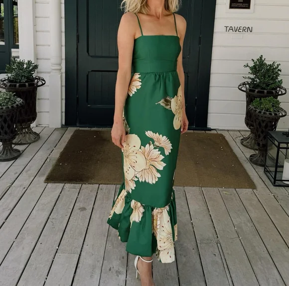 Alemais Sage Midi Dress - Picture 8 of 9